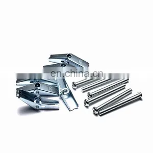 Zinc Plated Butterfly Bolt and Nut Spring Toggle Fixings Hollow Cavity Wall Anchor thumbnail-5