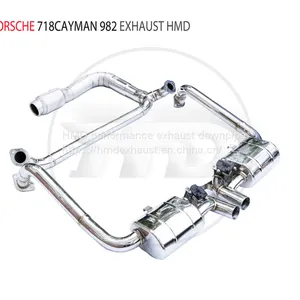 Exhaust Manifold Downpipe for Porsche 718 982 Model Car Accessories With Catalytic Converter Header Intake Manifolds Whatsapp008613189999301 thumbnail-1