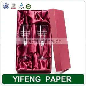 Custom Printed Paper Cardboard Bottle Wine Glass Box For Glasses Packing thumbnail-4