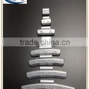 50g Zn Zinc Clip on Wheel Weight for Alloy Rims thumbnail-1
