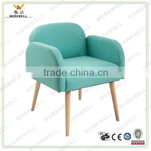 WorkWell High Quality Dining Indoor Chair With Rubber Wood Legs Kw-D4049 thumbnail-1