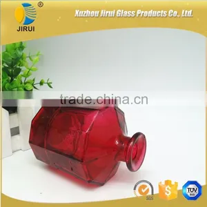 280ml Red Reed Diffuser Glass Bottle With Cork thumbnail-4