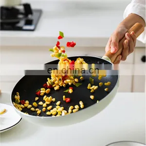 Korean Luxury White German Pans Camping Kitchen Pots Cooking Non Stick Cookware Set thumbnail-3