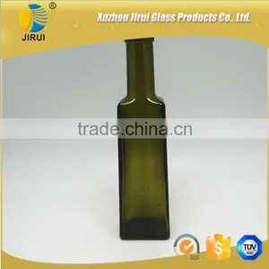 260ml Square Amber Glass Wine Bottle With High Quality thumbnail-2