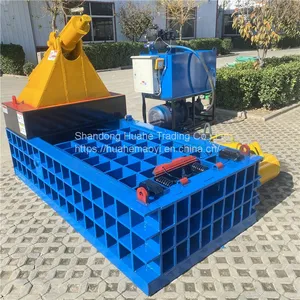 Thin Iron Barrel Metal Hydraulic Briquetting Machine Bicycle Frame Automobile Shell Compression Molding Machine thumbnail-3