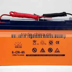 Maintenance Free Deep Cycle 65A 12V Gelled Solar Battery thumbnail-1