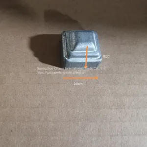 Hardware Fence Sealing Cap Post Cap Coping, 40 * 60/square Tube 25 * 25/decorative Head 80 * 80/square thumbnail-4