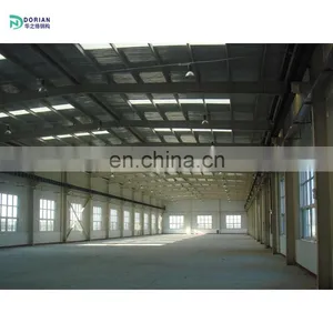 Prefabricated Futuristic Light Steel Buildings Steel Roof Support Beams Steel Structure Warehouse thumbnail-5
