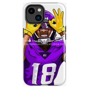 Wholesale IPhone Justin Shock Jefferson Accessories Phone Silicone Case thumbnail-1