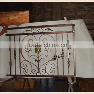 GYD-15B071 Wrought Iron and Round Shape Erose Aluminium Balcony thumbnail-5