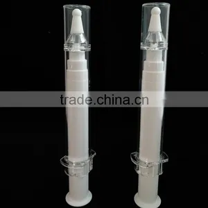2015 Hot Selling 10ml Airless Syringe Bottle for Cosmetic Pack Eye-Cream thumbnail-1