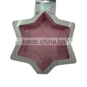 Wholesale High Quality Food Grade Cute Design Silicone Six Star Cake Mold With Factory Price thumbnail-1