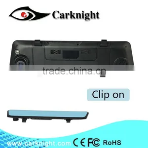 Rearview Mirror Universal Clip on Car DVR With 2-way Video Put +1080P thumbnail-2