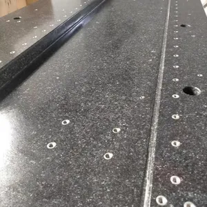 Marble Bed Body Gantry Components Three-axis Machine Frame Guide Rails Granite Optical Air Float Vibration Isolation Motion Platform Customization thumbnail-2