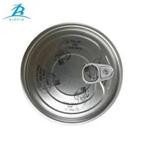 OEM 102mm 403# Aluminium Tuna Full Open Aperture Beverage Lid for Sealing Canned Tuna Fish thumbnail-4