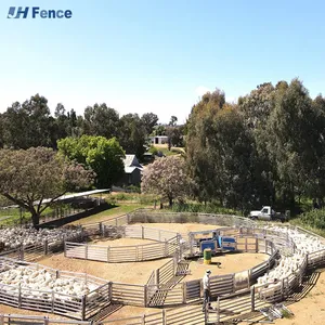 High Quality Australia Galvanized Welded Metal Steel Sheep and Goat Fence Corral Panels for Sale thumbnail-3