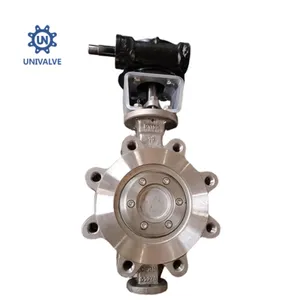 Marine Stainless Steel Double Eccentric LUG Butterfly Valve With Certificates From Major Classification Societies thumbnail-1