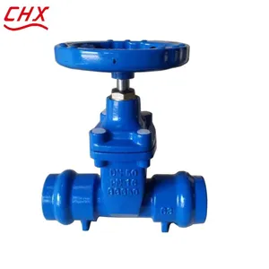 DIN Gate Valve Socket End Non Rising Stem With Manual Handwheel High Temperature Water Control Valve for Industrial Use thumbnail-1