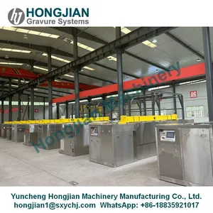 HJ Automatic Nickel Plating Machine for Gravure Cylinder Rotogravure Printing Cylinder Making thumbnail-1