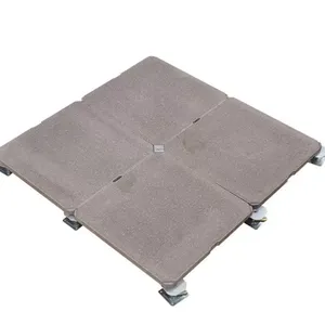 OA Network Raised Access Floor 600*600*33mm Steel Anti-Static Elevated Floor With Adjustable Height Supports Factory Direct Supply thumbnail-1