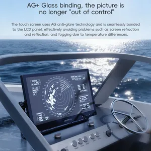 21.5 Inch IP68 Waterproof Industrial Touch Screen Monitor 1500nits Outdoor Marine LCD Display Fish Finder LCD Monitors thumbnail-3
