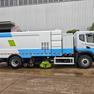 Dongfeng Huashen t5 New Energy Washing and Sweeping Vehicle, Total Mass 18,000kg Pure Electric Washing and Sweeping Vehicle thumbnail-2