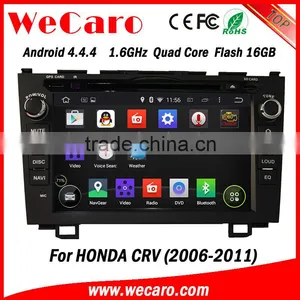 Wecaro Android 4.4.4 High Quality 8" 2 Din Car Dvd Gps for Honda Crv OBD2 Playstore 2006 - 2011 thumbnail-1