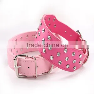 Wholesale Leather Pet Collar Bullet Nail Dog Collar thumbnail-1