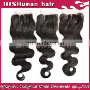 Wholesale Remy Virgin Body Wave Texture Human Hair Cheap Human Hair Lace Closure thumbnail-3