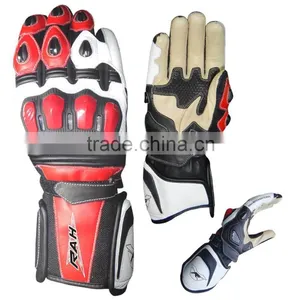 Full Racers Custom Motorbike Leather Gloves thumbnail-1