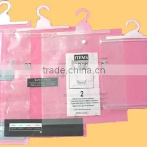 Packing Bag With Plastic Hooker/ Plastic Garment Bag thumbnail-1