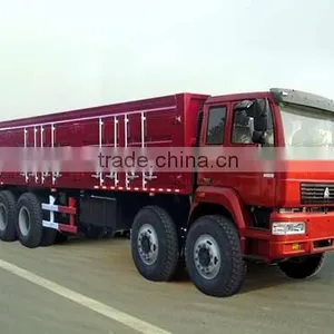 8x4 Left/right Hand Drive 336hp Tipper Trucks for Sale thumbnail-1
