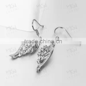 2015 Charming Feather Shape Fashion Gold Earring Designs New Model Earrings thumbnail-1