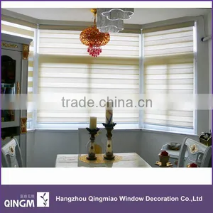 Kitchen Use 100% Polyester Material Double Layer Window Blinds thumbnail-1