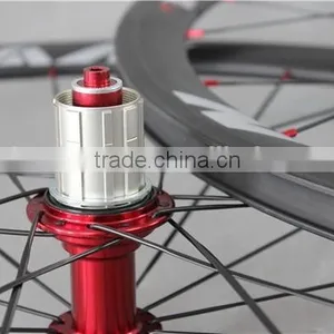ICAN Road Bike Wheels Cabron Clincher UD-matt Bike Wheelset 38C thumbnail-6