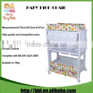 Indoor Bathroom Application 0-36 Months Recommedned PP Plastic Baby Changing Table thumbnail-1