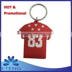 Promotion Sale 2d Custom Shaped Soft Pvc Keychain thumbnail-1