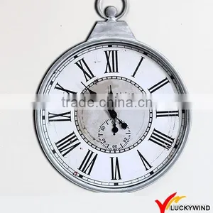 Vintage Antique Handmade Large Home Goods Hanging Metal Decorative Wall Clock Quality Choice thumbnail-1