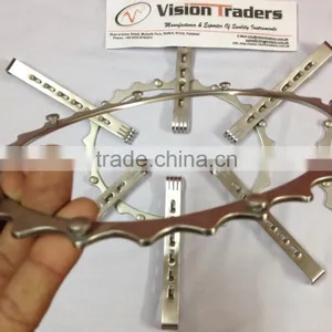 Turner Warwick Abdominal Retractor Oval ,Round All Sizes Available ,with 6 Blades ,all Shapes for Blades Available thumbnail-6