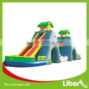 2016Hot-sale Ground Pool Water Slide for Adult Inflatable Water Park thumbnail-1