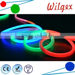 SPI- DMX 24v Digital RGB LED Neon Flex Rope Tube Light thumbnail-3
