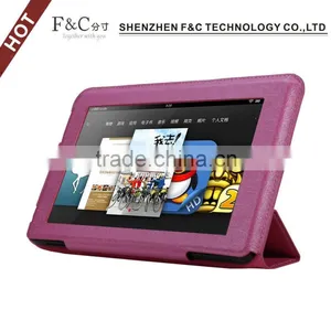 Ultra-thin pu Standing Case for Amazon Kindle Fire HD 7 2014 Version thumbnail-1