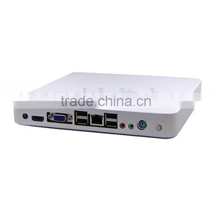 Ultra Thin Station Mini PC Dual Core Intel D2500 CPU With HDMI Port thumbnail-2