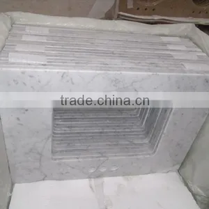 Italy White Cararra Vanity Tops thumbnail-1