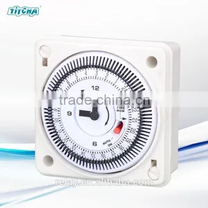 TH-195 / TH-196 Mechanical Timer Din Rail / Mechanical Time Switch / Relay Timer 110v 240v 110vac Timer Switch thumbnail-1