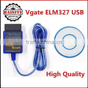 OBD OBD2 OBDII Scan Diagnostic Scanner Vgate Elm327 Usb Mini USB ELM 327 Usb Dongle Fault Trouble Code Tool thumbnail-1