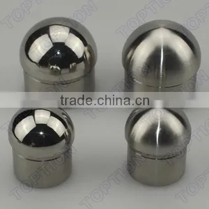 Stainless Steel Handrail Balustrade Tube Dome End Cap thumbnail-4