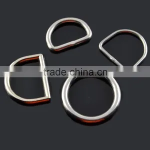 Metal Stainless Steel D Ring Buckle 1" Inside Diameter Loop Ring for Strap Keeper thumbnail-4