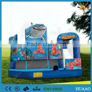 Commercial Inflatables Castle Jump thumbnail-1