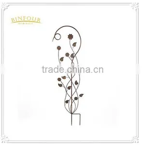 Nice Metal Flower Trellis Garden Stake Ground Stake thumbnail-1